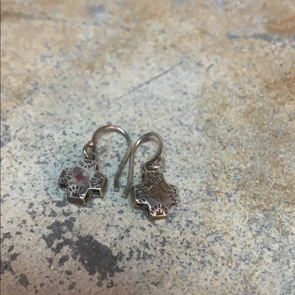 Silpada cross earring